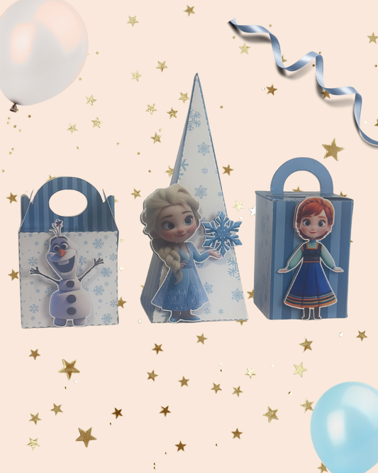 Gepersonaliseerde Frozen Traktatieset – Elsa, Anna & Olaf |